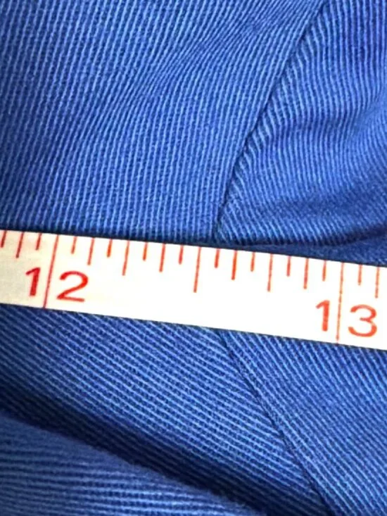 Kim Rogers Womens Blue Cotton Stretch Bermuda Shorts Size 16 - Picture 5 of 6